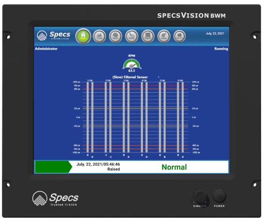 BWM- Bearing wear monitoring system